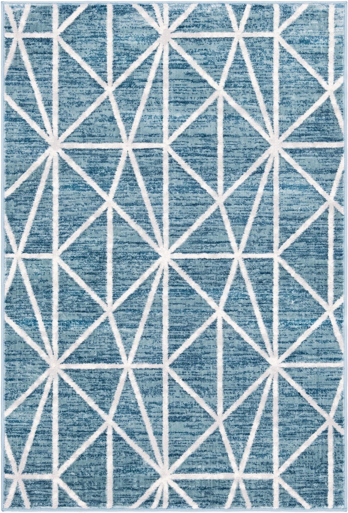 4' x 6' Lattice Trellis Rug