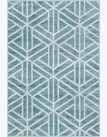 4' x 6' Lattice Trellis Rug