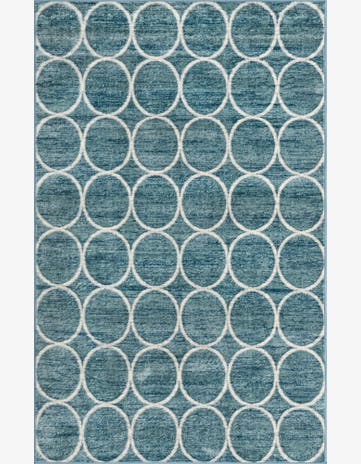 5' x 8' Lattice Trellis Rug