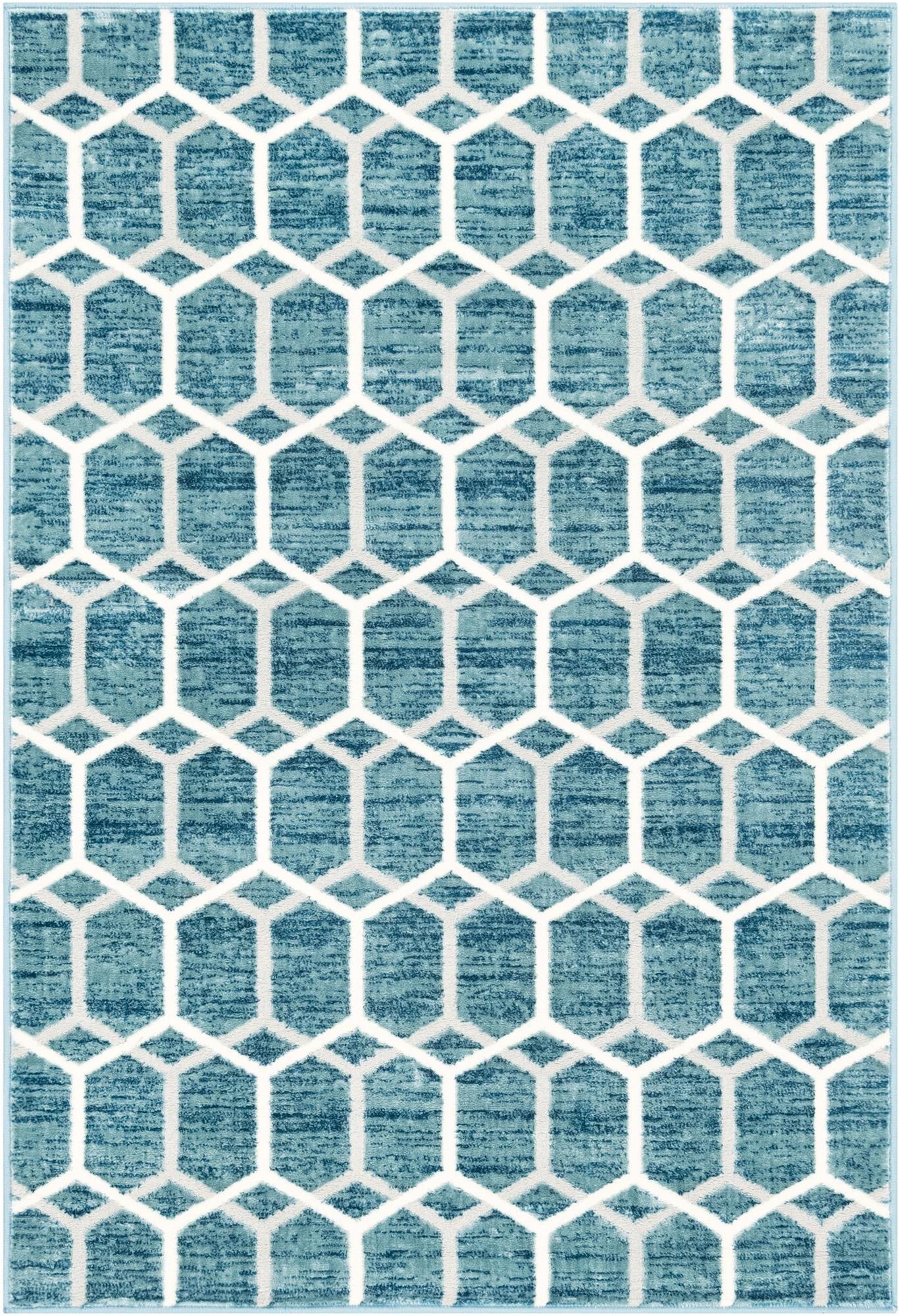 4' x 6' Lattice Trellis Rug