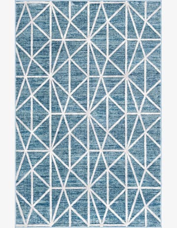 5' x 8' Lattice Trellis Rug