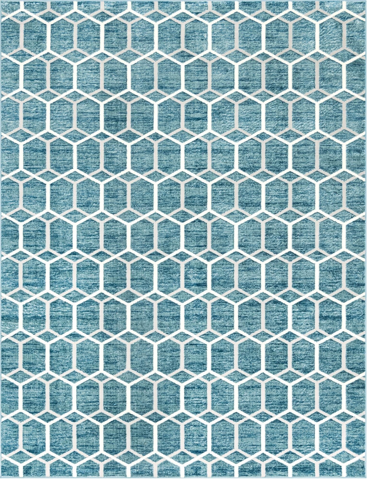 9' x 12' 2 Lattice Trellis Rug