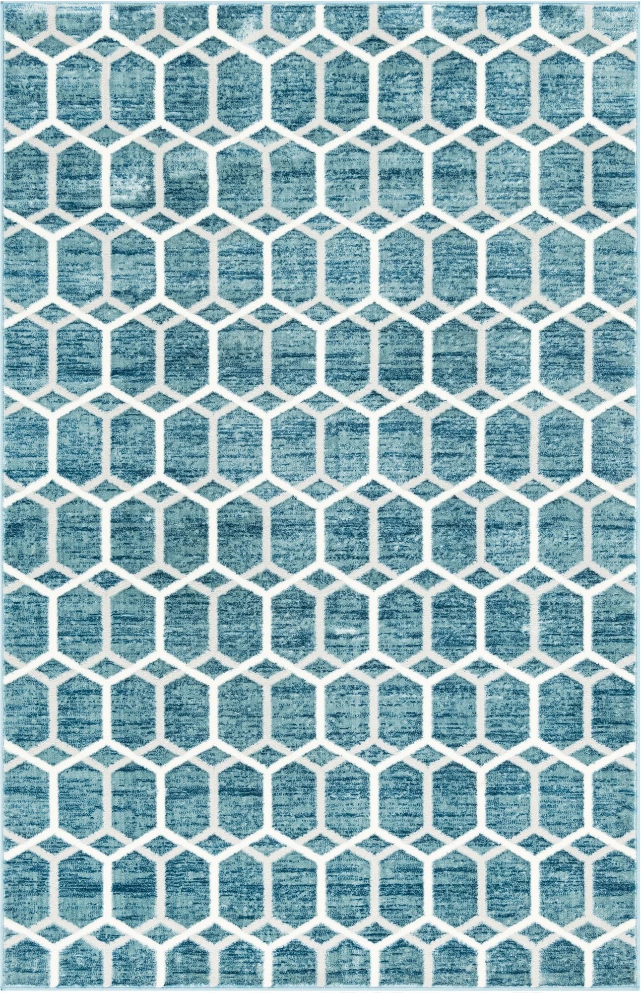 5' x 8' Lattice Trellis Rug
