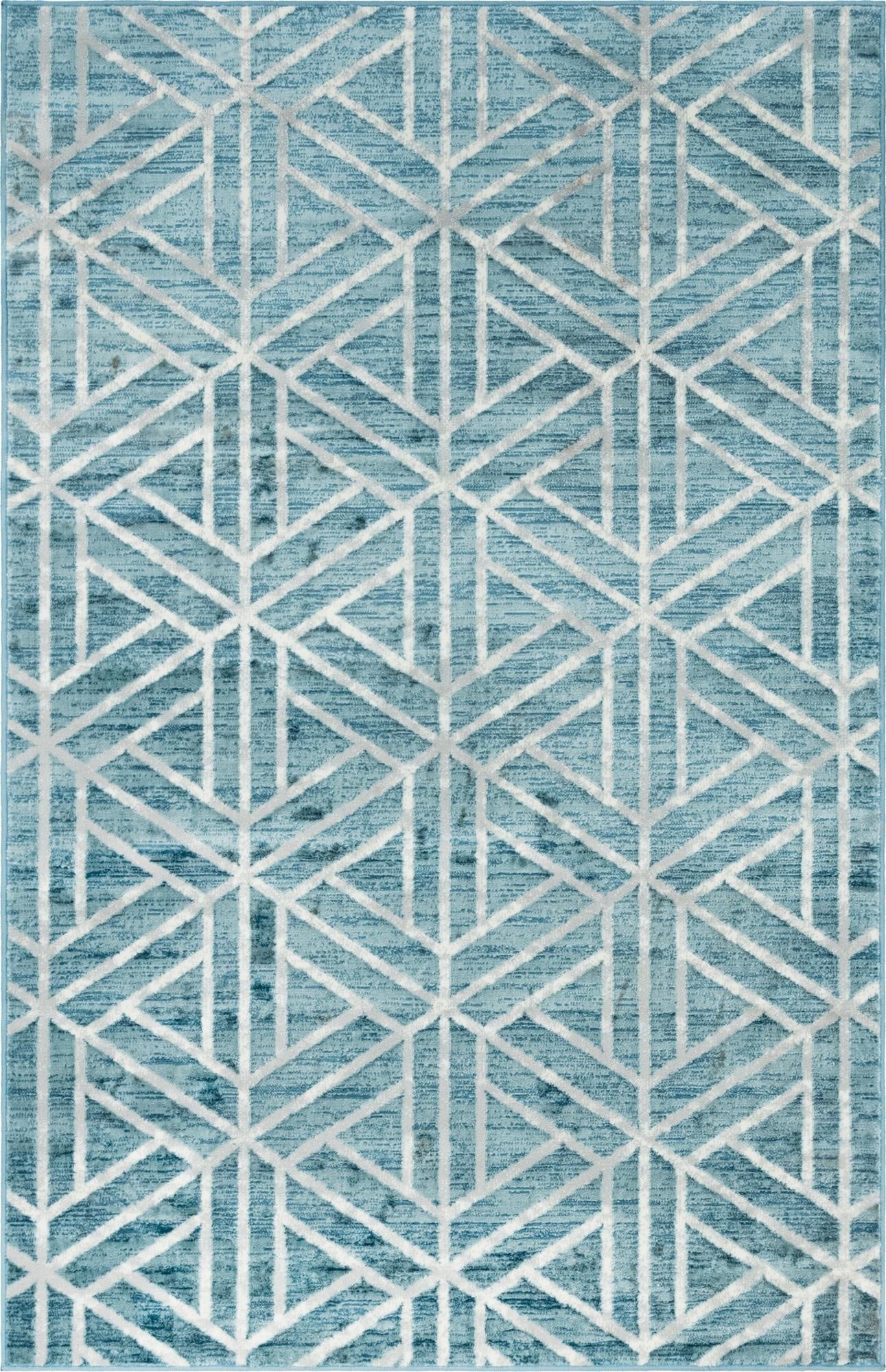 5' x 8' Lattice Trellis Rug