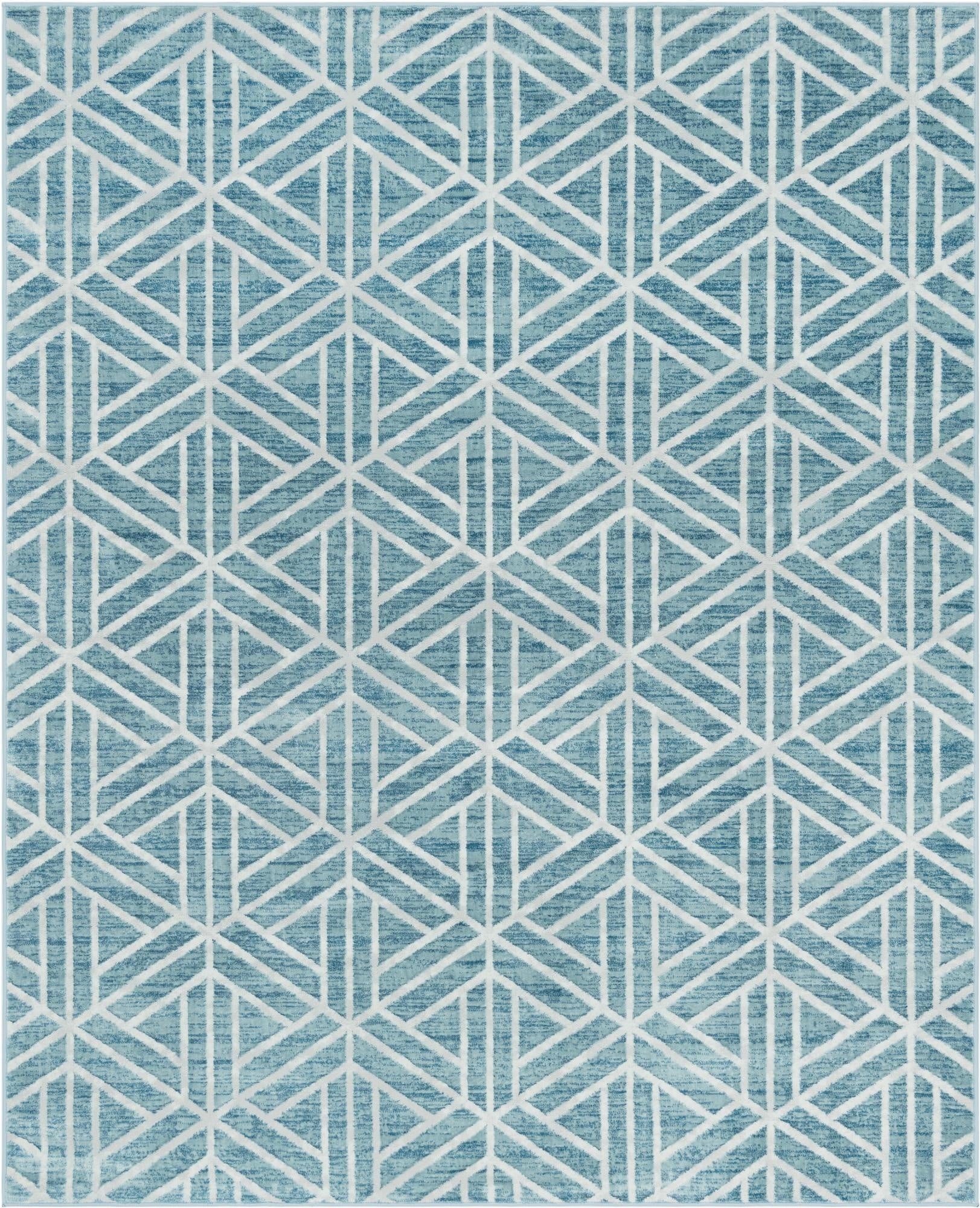8' x 10' Lattice Trellis Rug