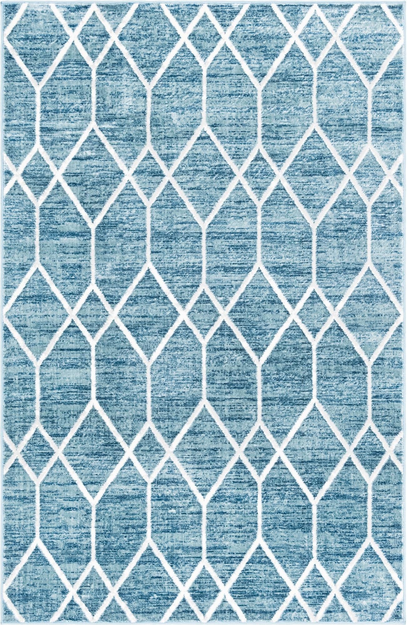 155cm x 245cm Lattice Trellis Rug