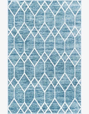 5' x 8' Lattice Trellis Rug