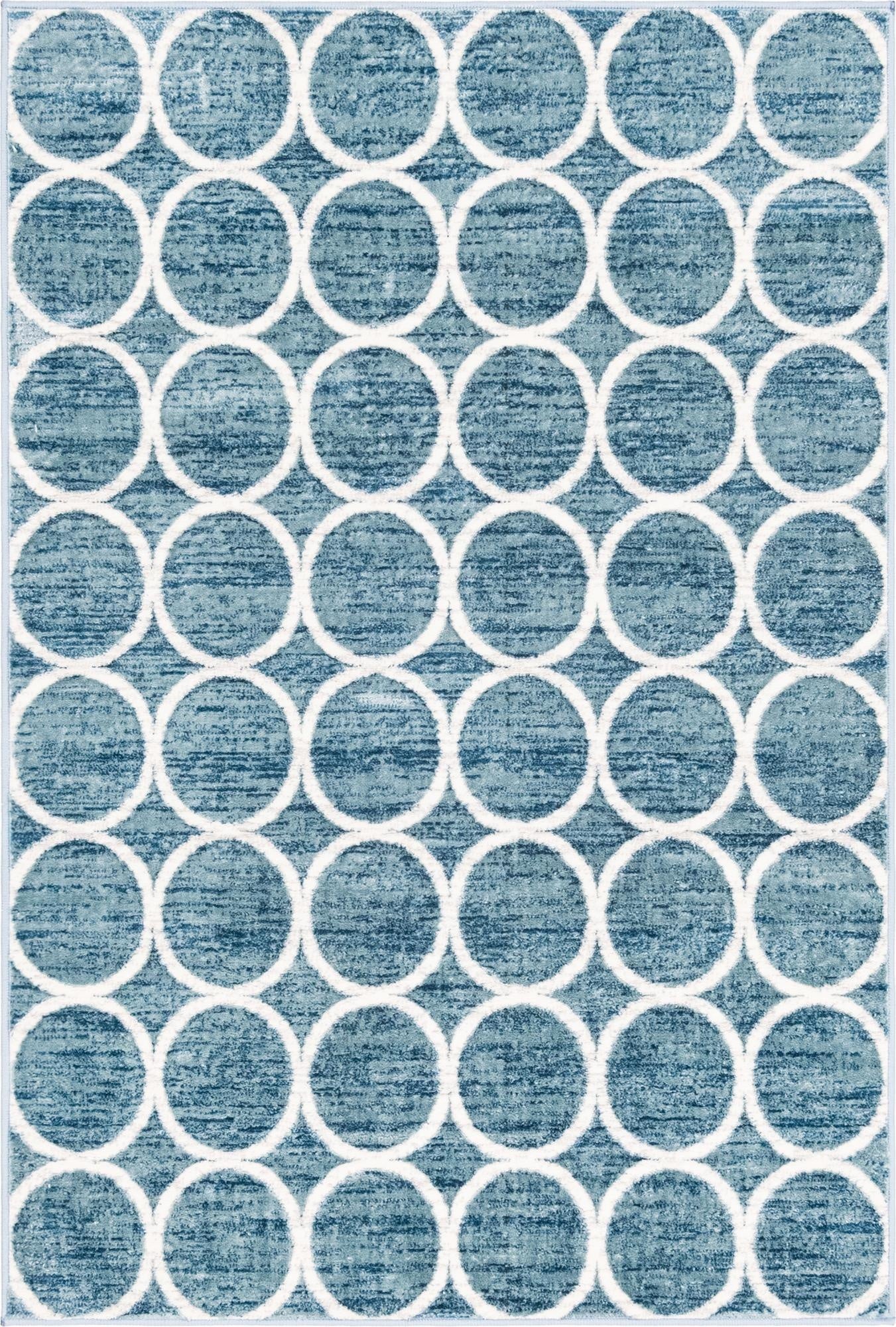 4' x 6' Lattice Trellis Rug