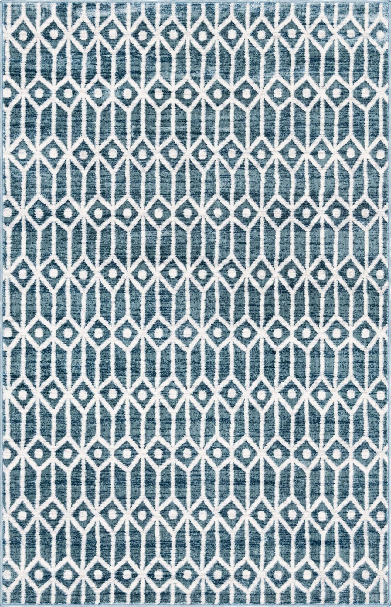 152cm x 245cm Lattice Trellis Rug