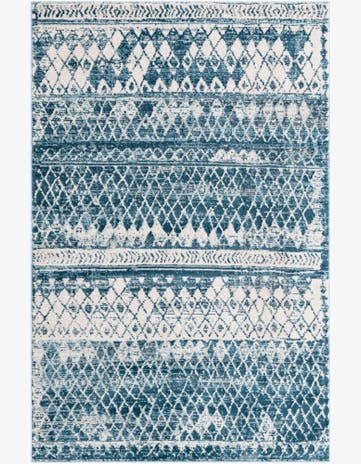 Blue Leipzig Rug