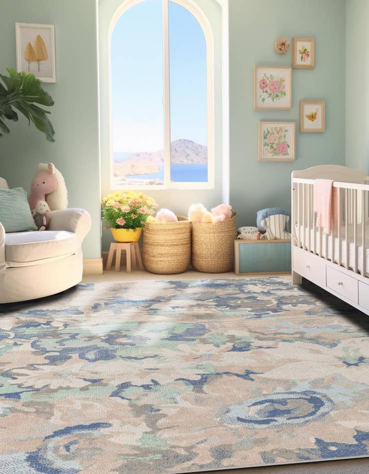Detail image of 4' x 6' Lotus Rug