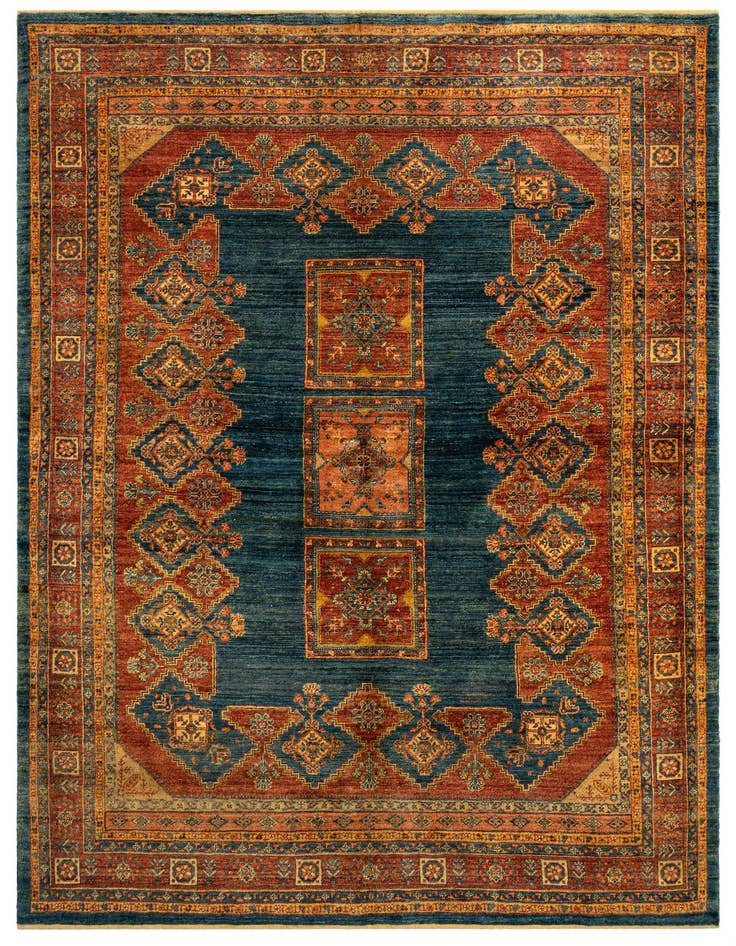 Detail image of 5' 8 x 8' 3 Luribaft Wool Rug