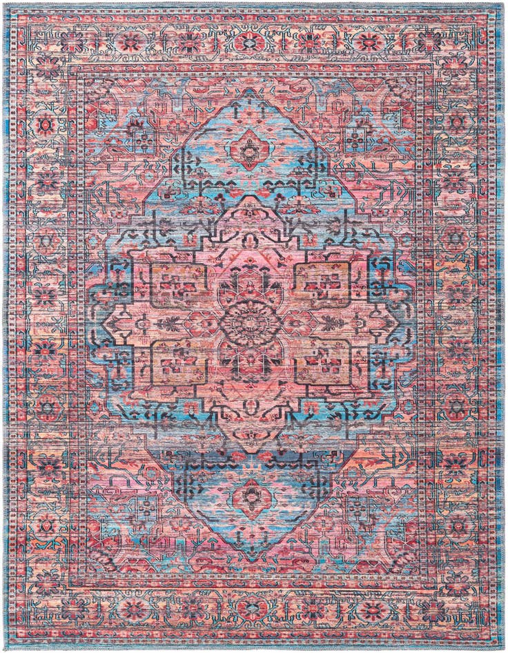Detail image of 5' 3 x 8' Washable Maahru Rug