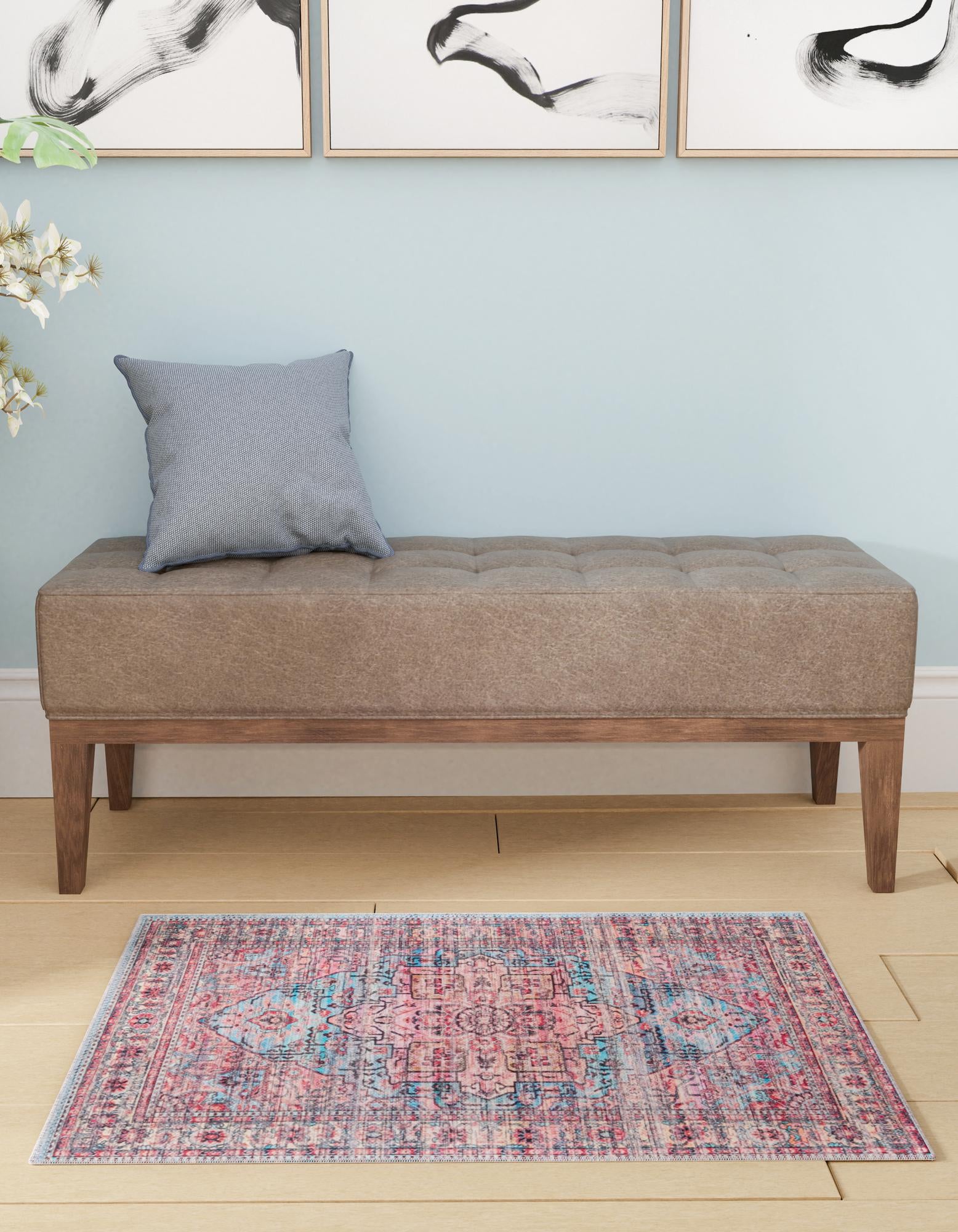 5' 3 x 8' Washable Maahru Rug