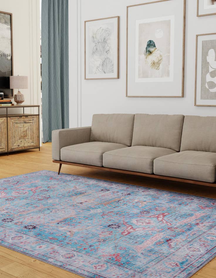 Detail image of 9' 2 x 12'  Washable Maahru Rug