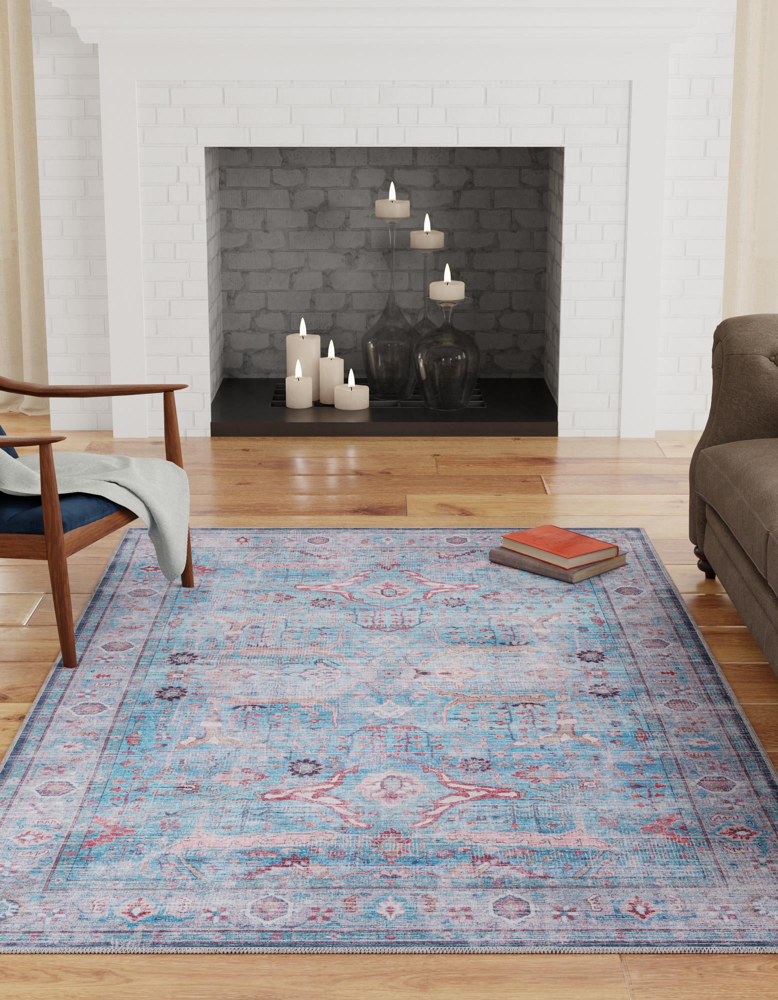 7' 3 x 10' Washable Maahru Rug