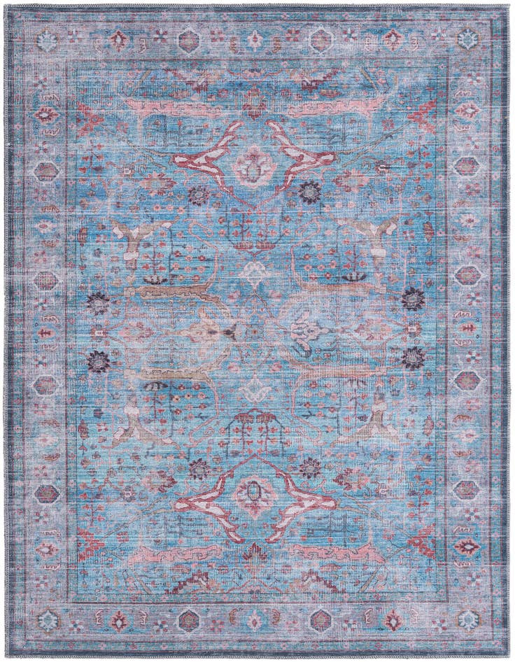 Detail image of 5' 3 x 8' Washable Maahru Rug