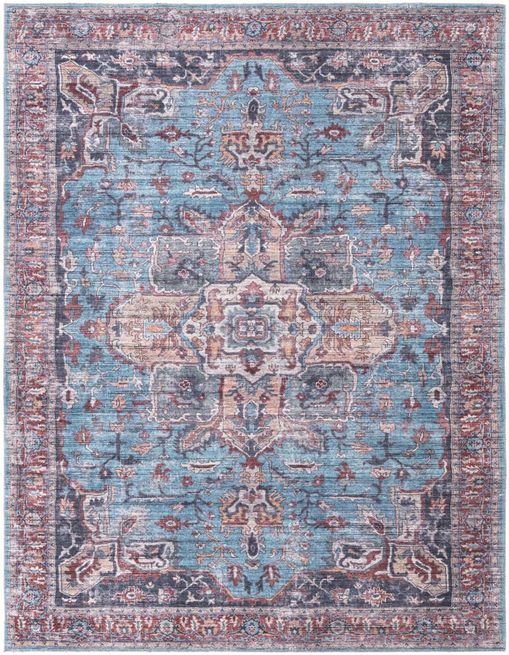 Detail image of 7' 3 x 10' Washable Maahru Rug