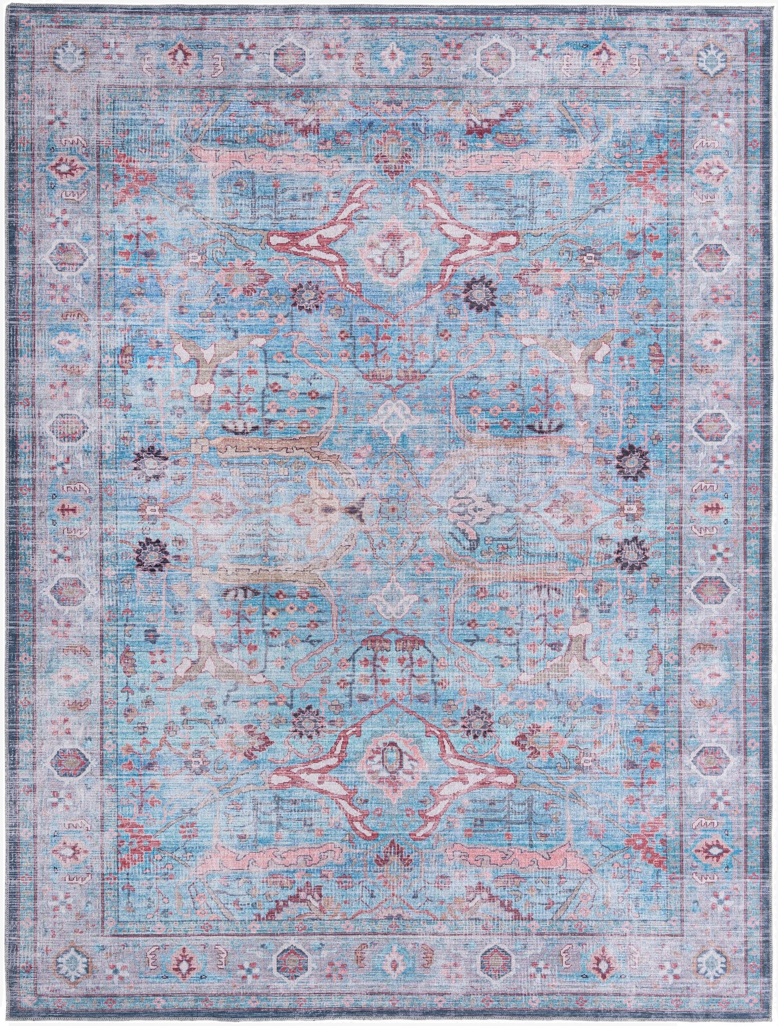 9' 2 x 12'  Washable Maahru Rug