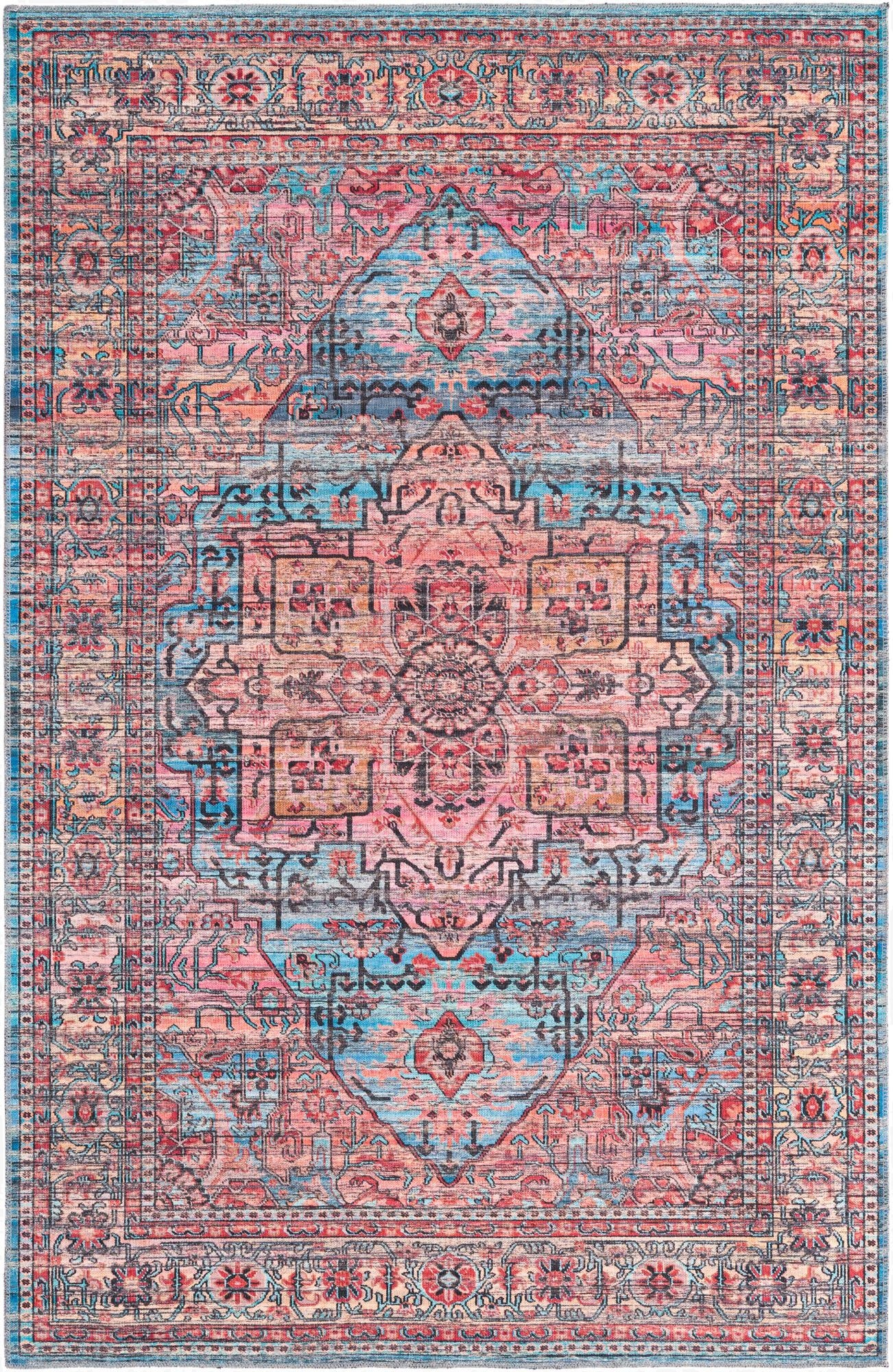 Primary image  6' x 9'  Washable Maahru Rug