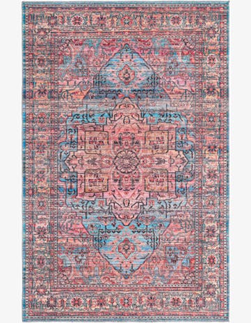 Blue Washable Maahru Rug