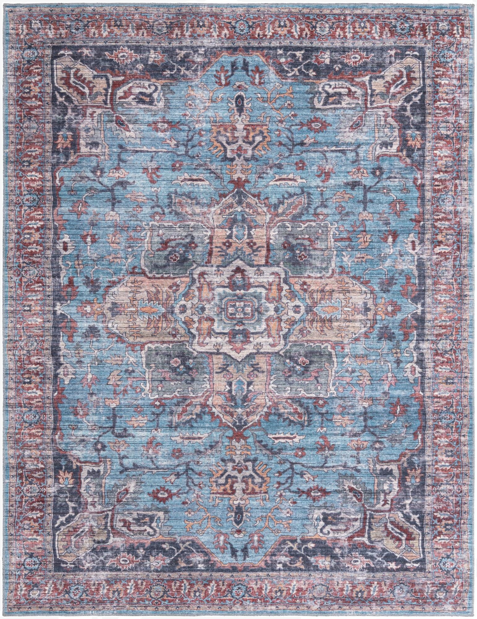Primary image  7' 10 x 10'  Washable Maahru Rug