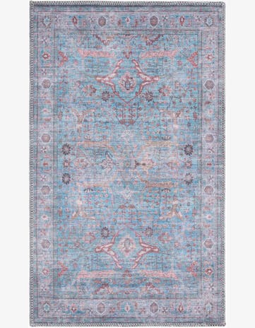 Blue Washable Maahru Rug