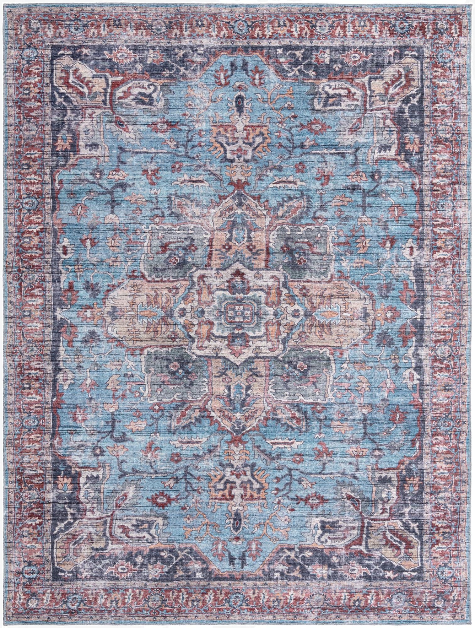 9' 2 x 12'  Washable Maahru Rug