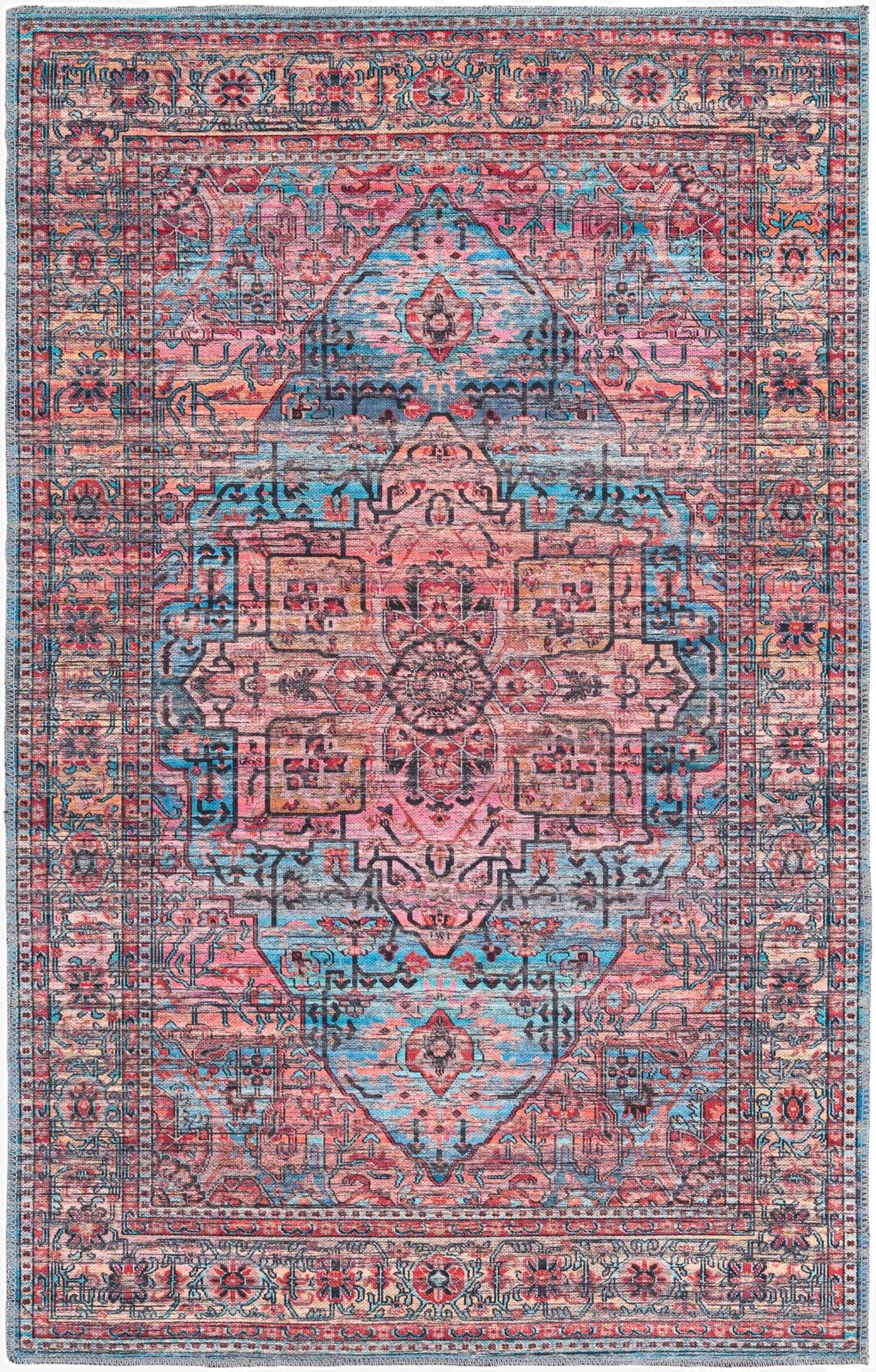 Primary image 4' x 6'  Washable Maahru Rug