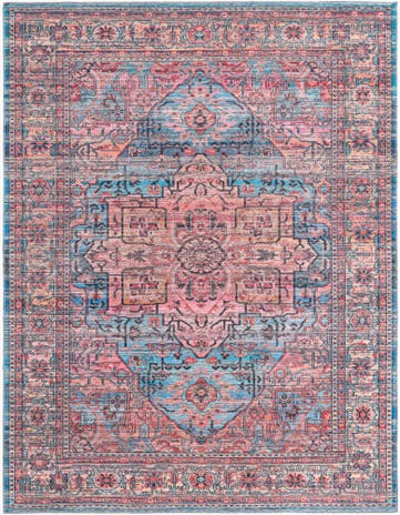 Blue Washable Maahru Rug