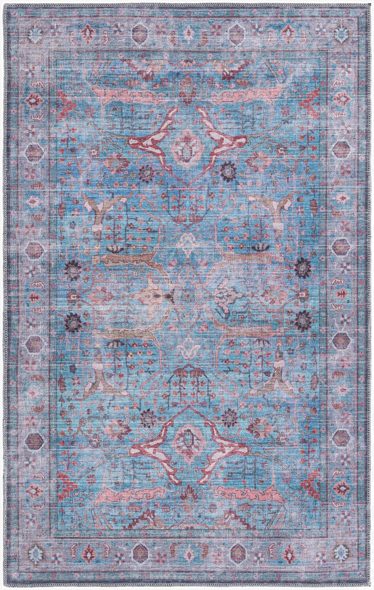 4' x 6'  Washable Maahru Rug
