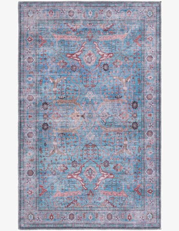 Blue Washable Maahru Rug