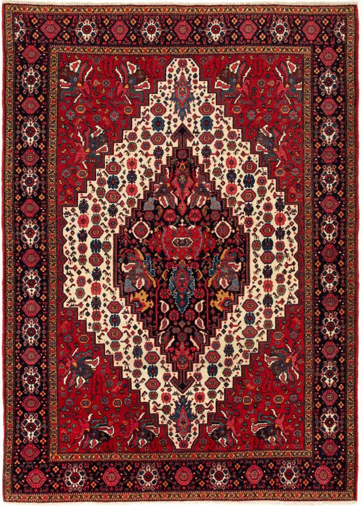 5' 1 x 6' 3 Hand Knotted Malayer Persian Rug