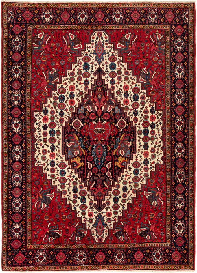 Detail image of 5' 1 x 6' 3 Hand Knotted Malayer Persian Rug