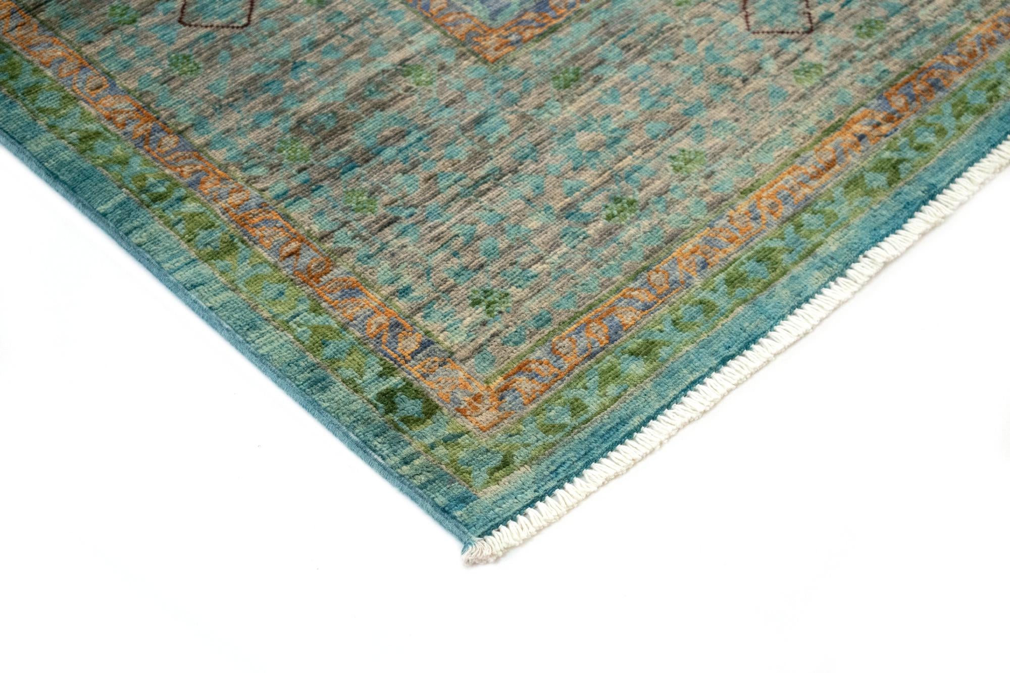 5' 2 x 6' 9 Mamluk Wool Rug