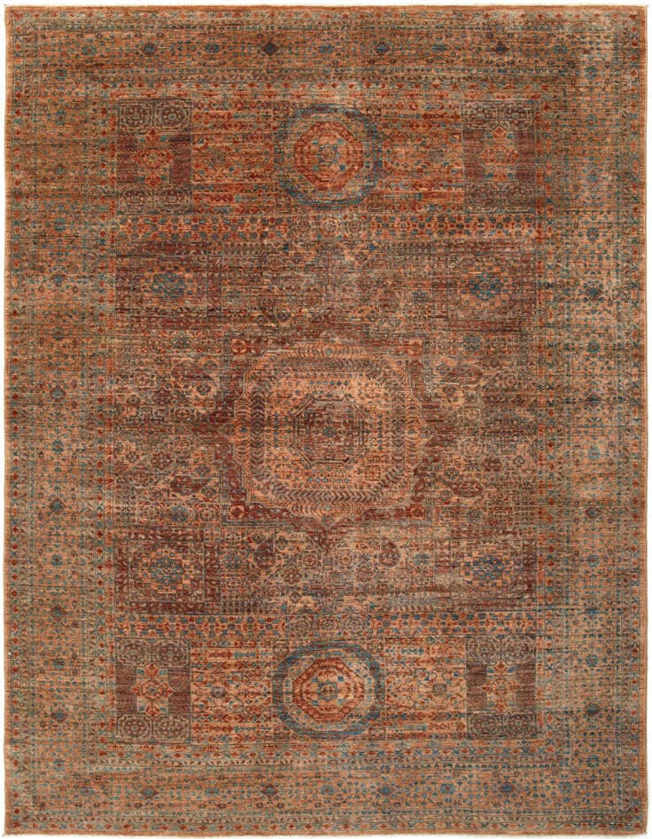 Detail image of 5' 11 x 9' 3 Mamluk Wool Rug