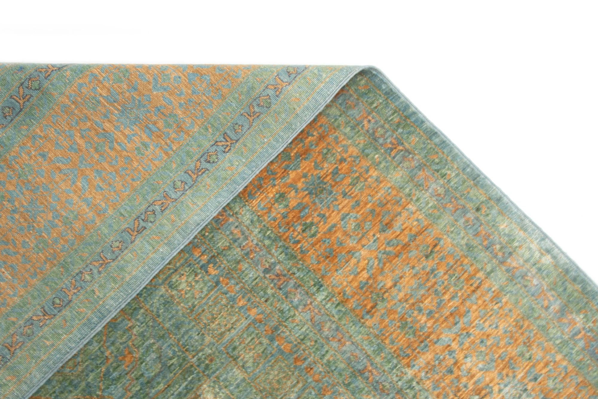 8' 2 x 11' 4 Hand Knotted Mamluk Rug