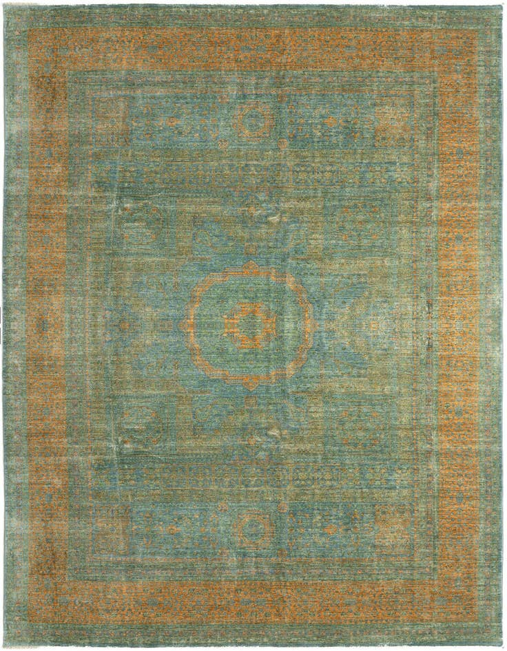 Detail image of 8' 2 x 11' 4 Hand Knotted Mamluk Rug