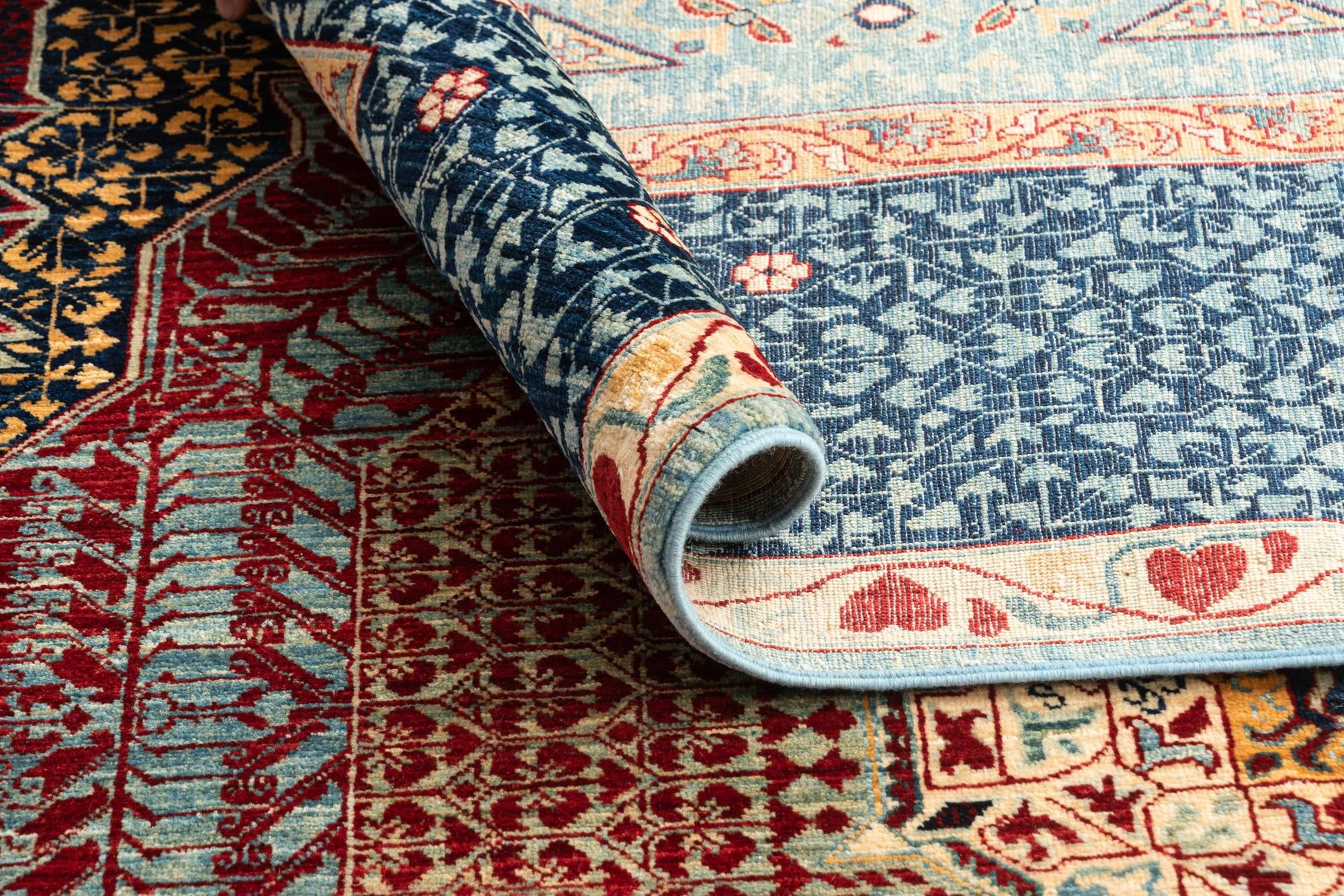 9' 8 x 13' 11 Hand Knotted Mamluk Rug