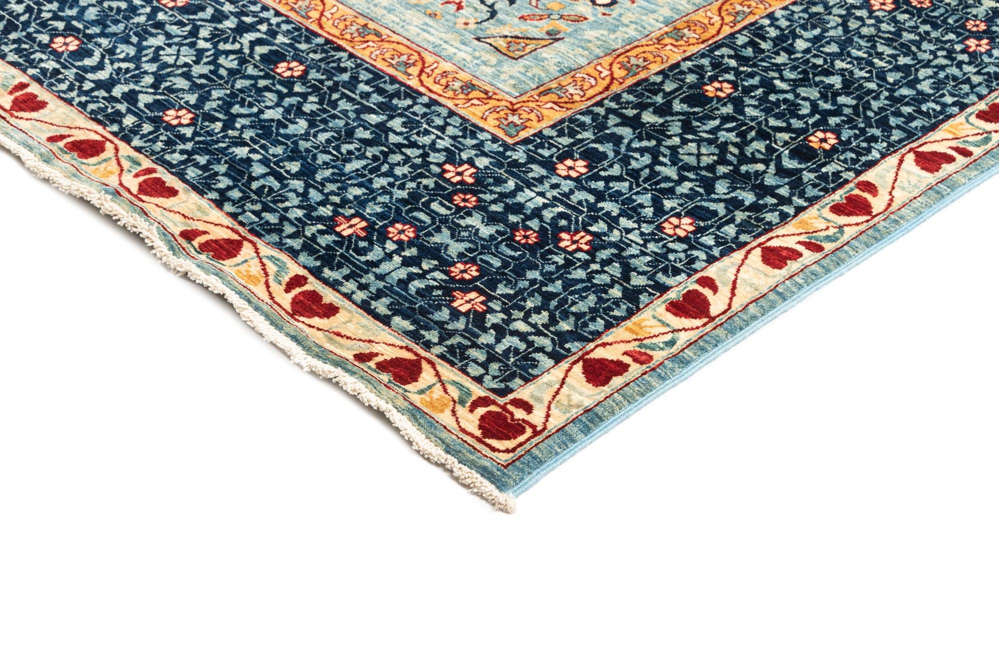 9' 8 x 13' 11 Hand Knotted Mamluk Rug