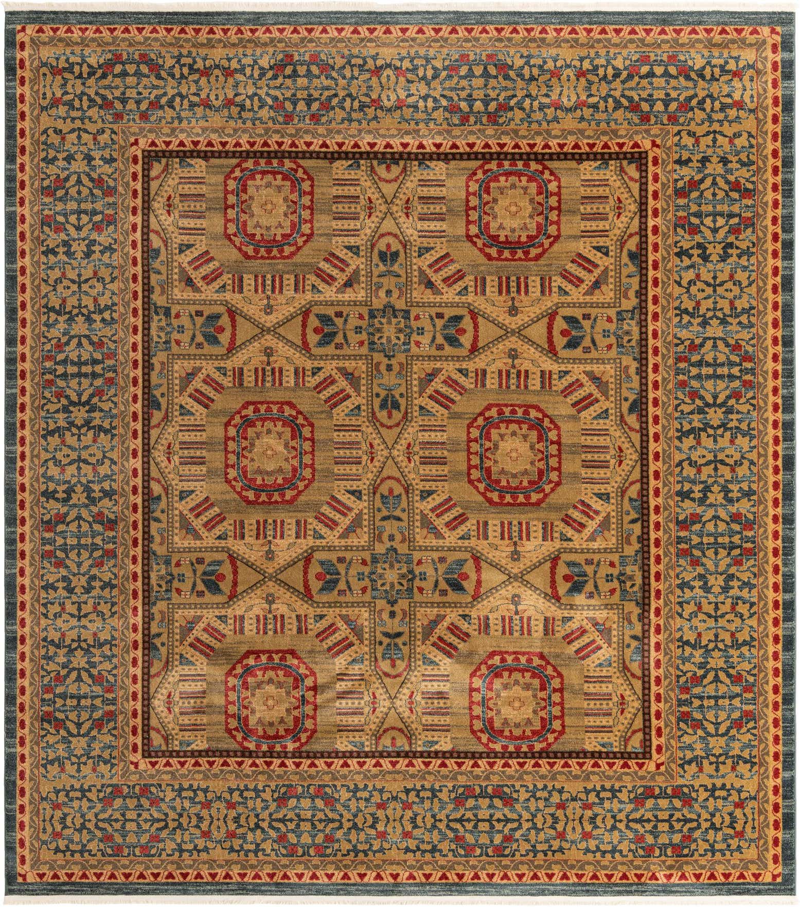 10' x 11' 4 Mamluk Rug