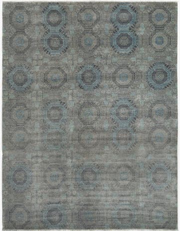 8' 11 x 11' 6 Hand Knotted Mamluk Rug