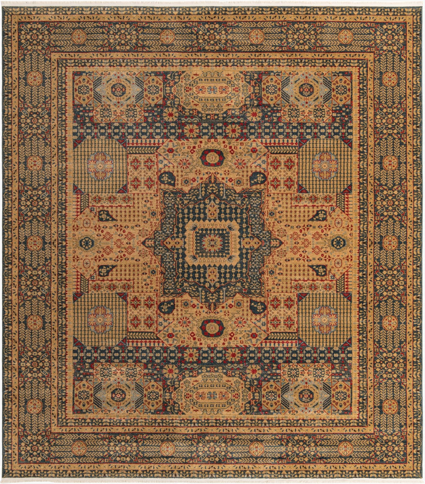 10' x 11' 4 Mamluk Rug