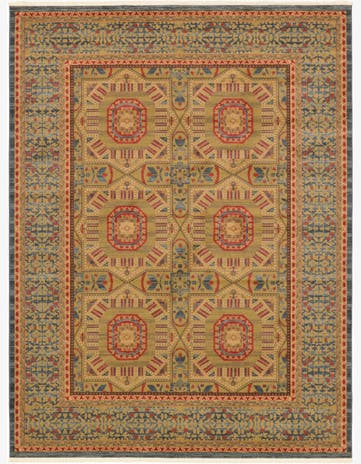 9' x 12' 2 Mamluk Rug