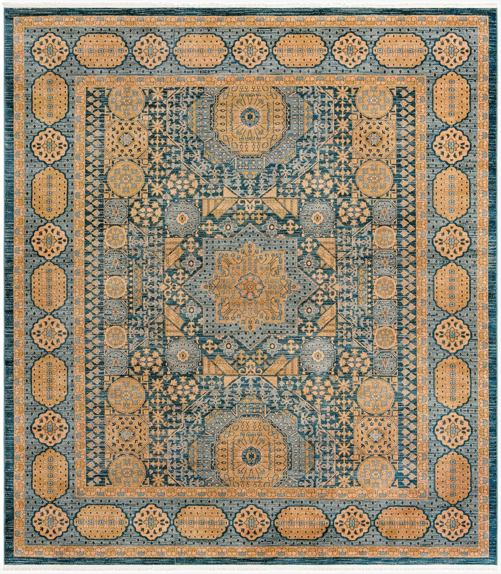Blue Mamluk Rug