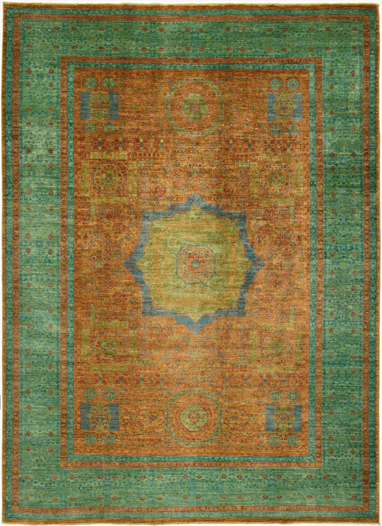 4' 11 x 6' 6 Mamluk Wool Rug