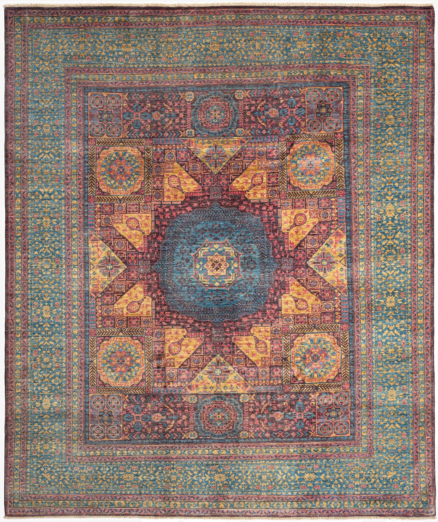 8' 2 x 9' 9 Mamluk Rug