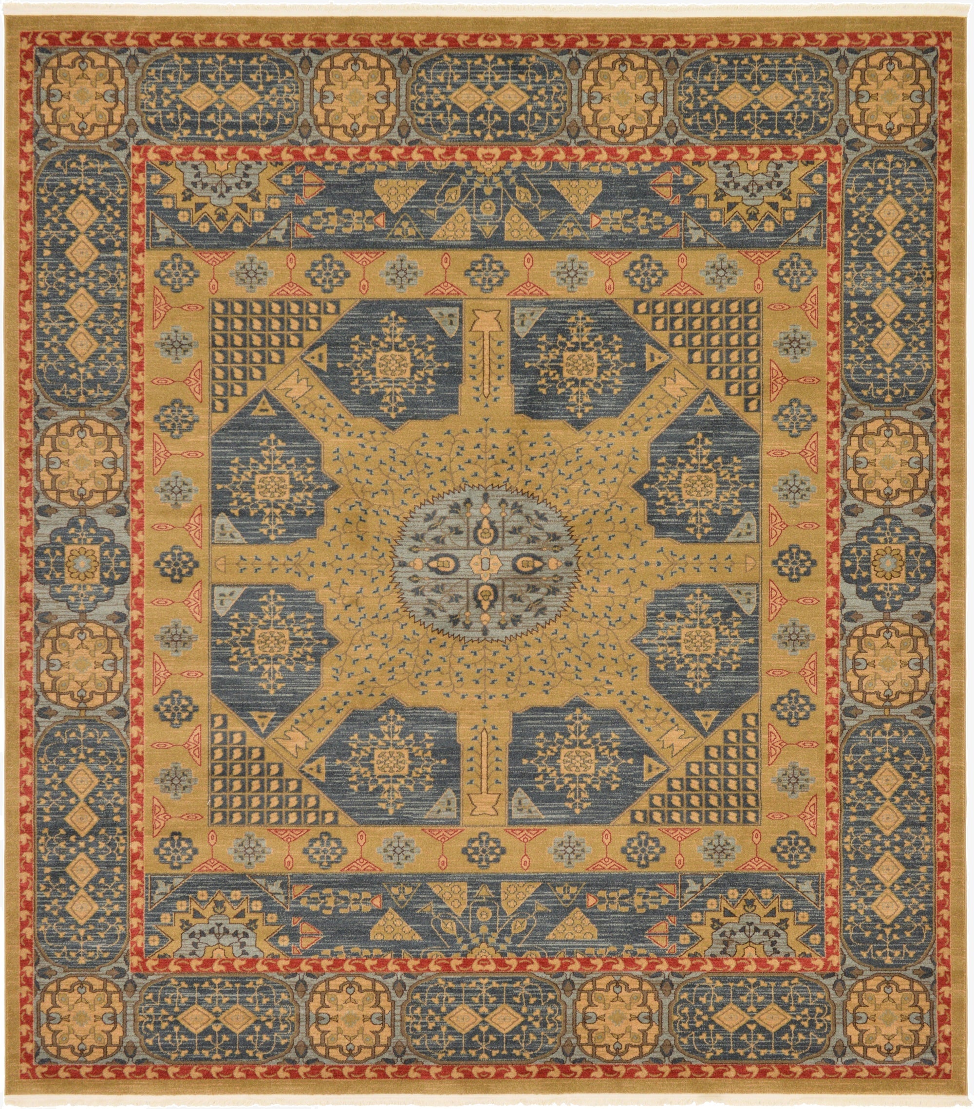 10' x 11' 4 Mamluk Rug