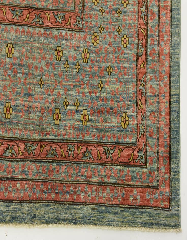 Detail image of 9' 10 x 13' 10  Hand Knotted Mamluk Ziegler Oriental Rug