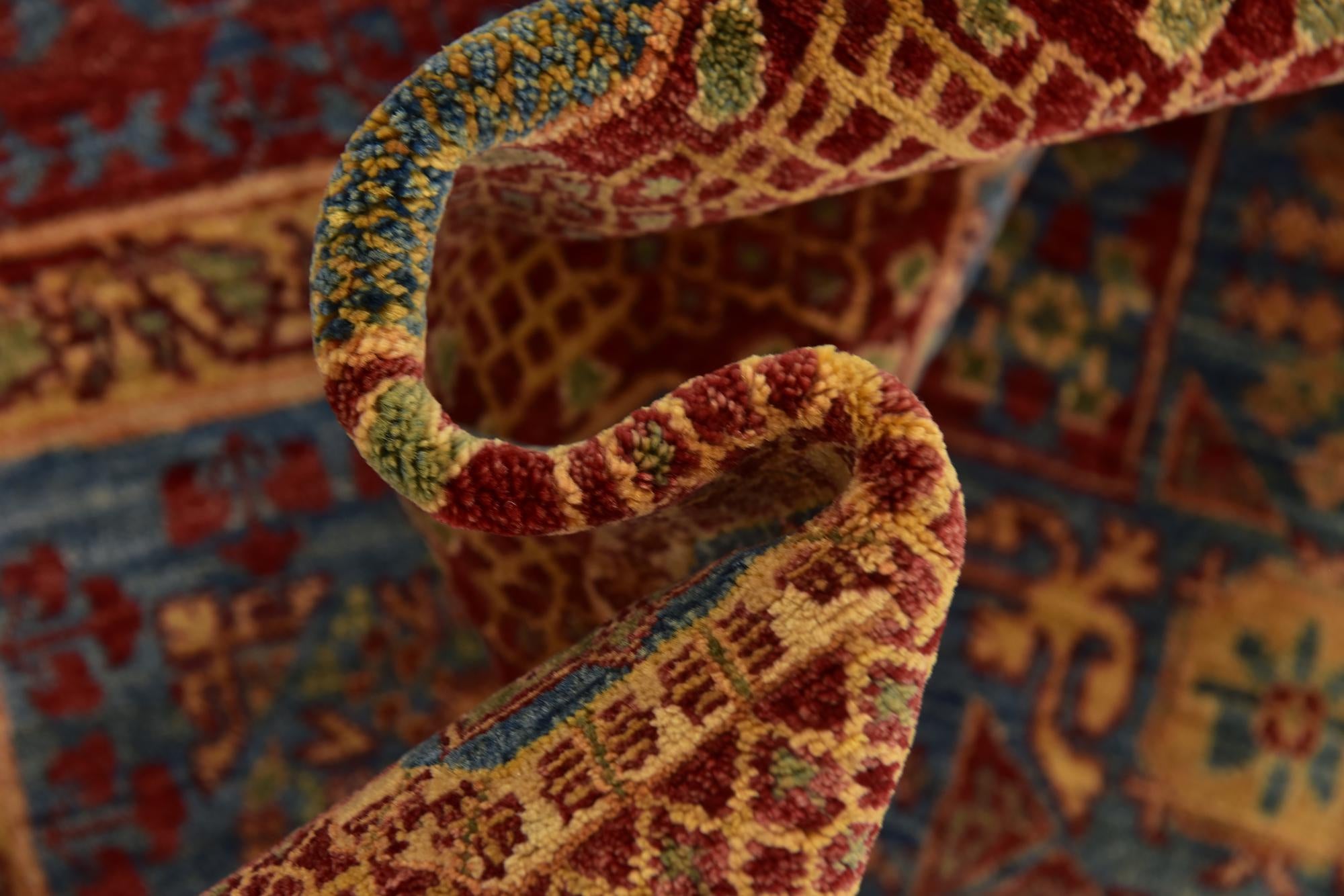9' 10 x 14' Hand Knotted Mamluk Ziegler Rug